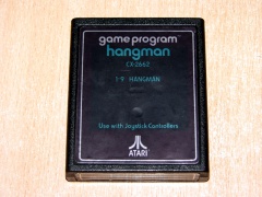 Hangman by Atari - Blue Text Label