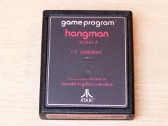 Hangman by Atari - Red Text Label