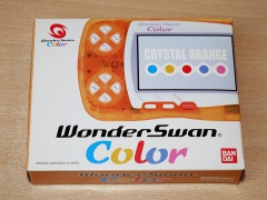 WonderSwan Color Crystal Orange Console *Nr MINT