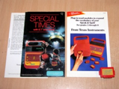 Speak & Spell 'Special Times with E.T.' Expansion Cartridge