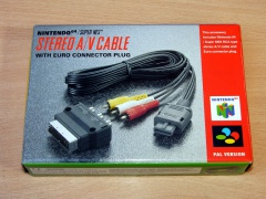SNES Stereo AV Cable - Boxed