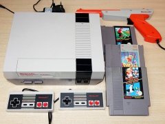 Nintendo NES Console + Games