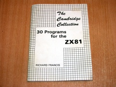 30 Programs For The ZX81