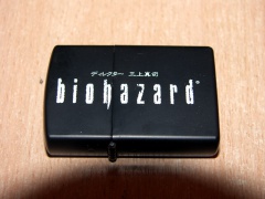 Black Biohazard Zippo Lighter
