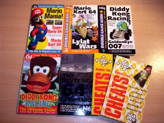 6x N64 Magazine Game Guides