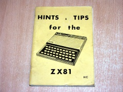Hints & Tips For The ZX81