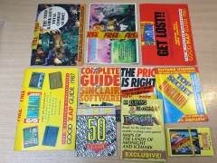 Sinclair User Supplements / Poke Cards
