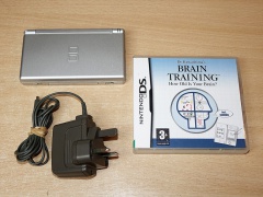 Nintendo DS Lite - Silver + Brain Training