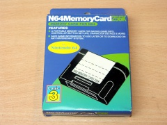 Nintendo 64 256k Memory Card - Boxed