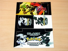 Nintendo DS Sticker Decals : Zelda / Pokemon