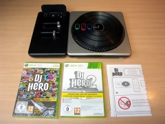 DJ Hero 1 & 2 plus Turntable Controller