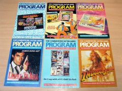 C64 6x Program Magazines