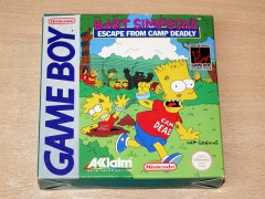 Bart Simpson : Escape From Camp Deadly by Acclaim *MINT
