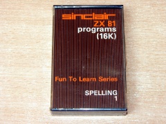 Fun To Learn : Spelling 1 by Sinclair *MINT