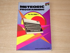 Meteoric Programming For The Oric 1