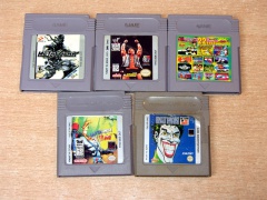 ** Collection of Five Gameboy cartridges