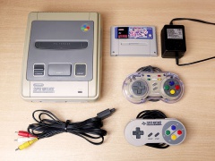 SNES Console + Street Fighter 2 Turbo
