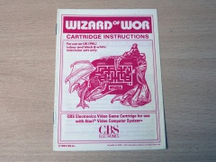 Wizard Of Wor Manual