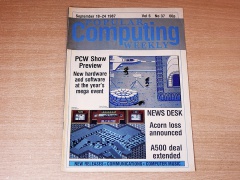 PCW Magazine : 18/09 1987