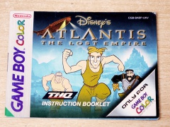 Atlantis : The Lost Empire Manual