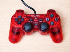 Playstation Controller - Transparent Red