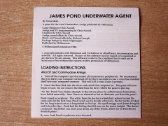 James Pond Underwater Agent Manual