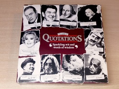 The Game Of Quotations by Milton Bradley