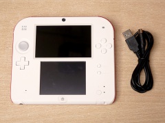 Nintendo 2DS Console - White + Red