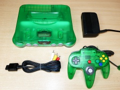 N64 Green Transparent Console