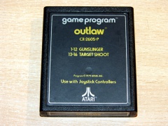 Outlaw by Atari - Yellow Text Label