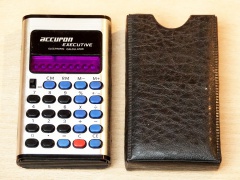 Accuron Executive Calculator with case.
