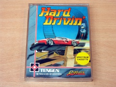 Hard Drivin by Tengen + Window Sticker