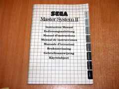 Sega Master System II Manual