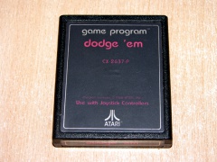 Dodge Em by Atari - Text Label