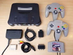 N64 Console - 2x Controllers + Expansion