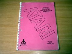 Atari 600 XL Field Service Manual