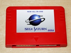 Sega Saturn Memory + Action + Region Cart