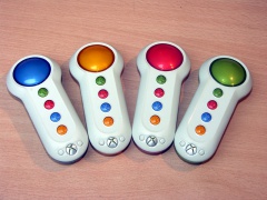 Four Xbox 360 Buzzer Controllers