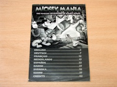 Mickey Mania Manual
