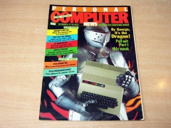 Personal Computer News - Issue 27 Volume 1