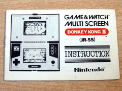 Donkey Kong II Game & Watch Manual