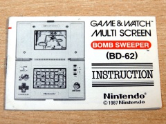 Bomb Sweeper Game & Watch Manual