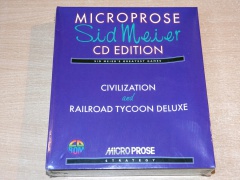 Civilization & Railroad Tycoon Deluxe by Microprose *MINT