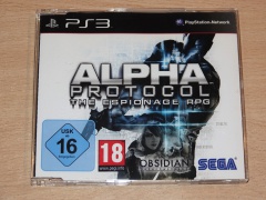 Alpha Protocol by Sega - Promo Disc
