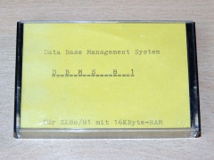 DBMS : Data Base Management System 