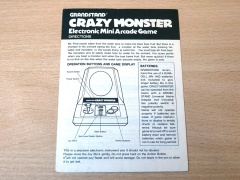 Crazy Monster - Manual