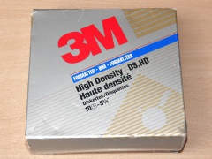 Ten Hi Density 1.3MB Diskettes by 3M