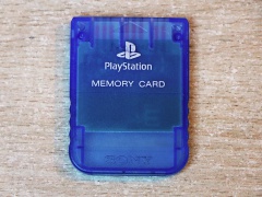 Playstation Memory Card - Blue