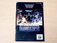 Star Wars : Shadows Of The Empire Manual