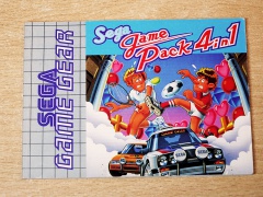Sega Game Pack 4 in 1 Manual